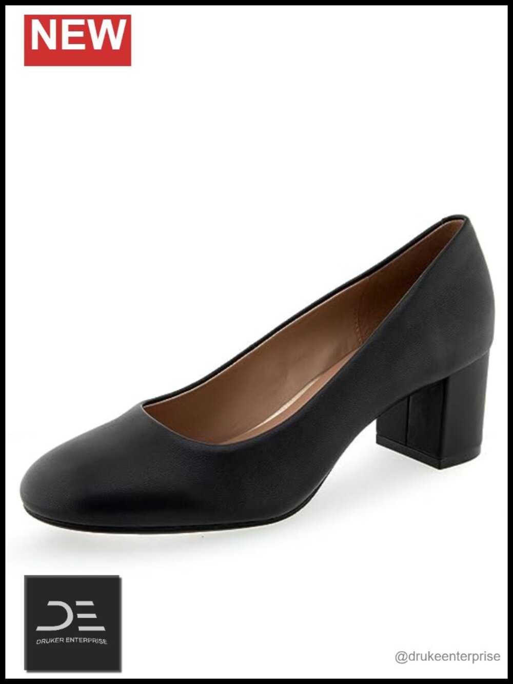 Aerosoles Ebel Women's Block Heel Pumps Round Toe Casual Shoes